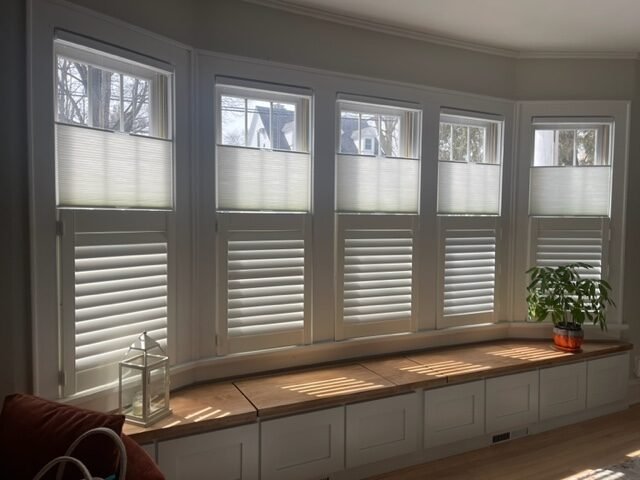 Cafe Shutters in Kitchen Windows