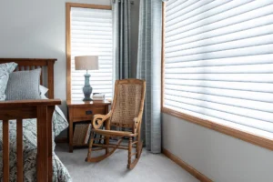 Silhouette Sheer Shades with Drapery Panels