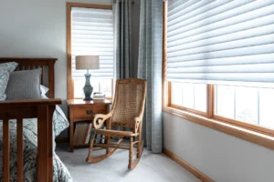 Silhouette Sheer Shades with Drapery Panels