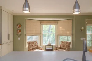 Hunter Douglas Roman Shades in Living Room