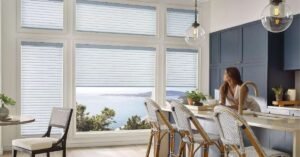Hunter Douglas Cellular Shades installed in the kitchen - Incredible Windows