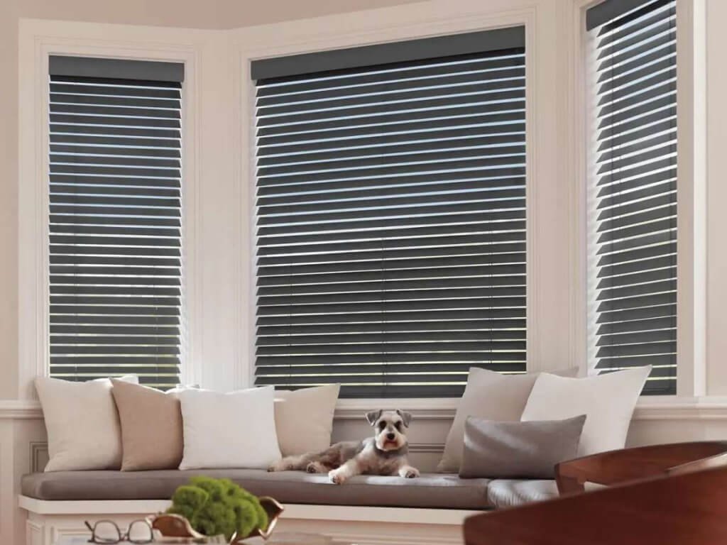 Blinds give you precise control over natural light.