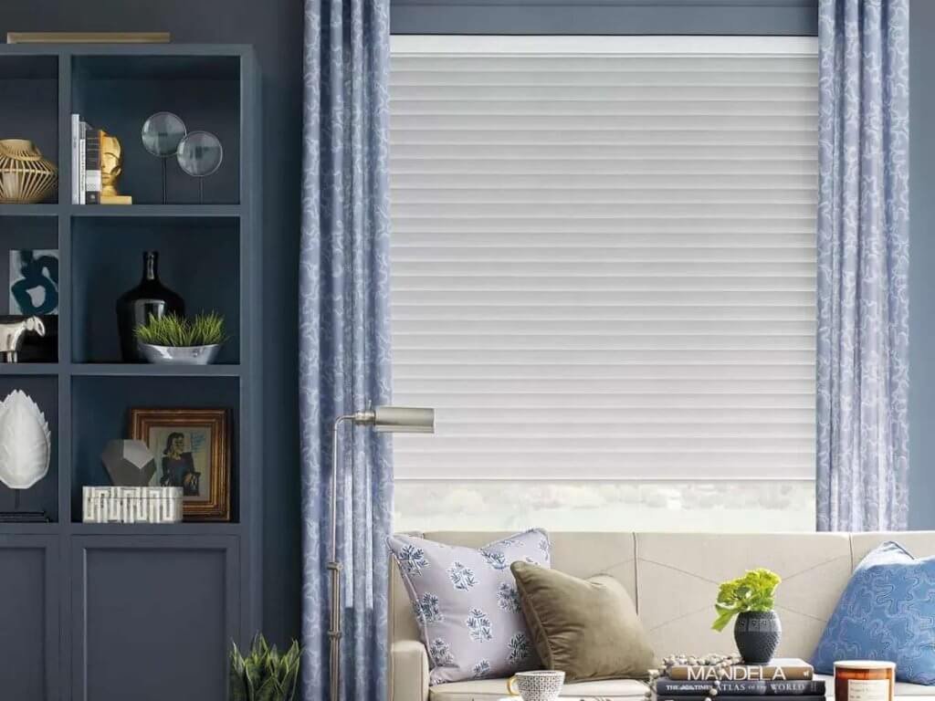 Cellular shades help regulate temperature and soften light, while curtains add texture, depth, and personality to a space.