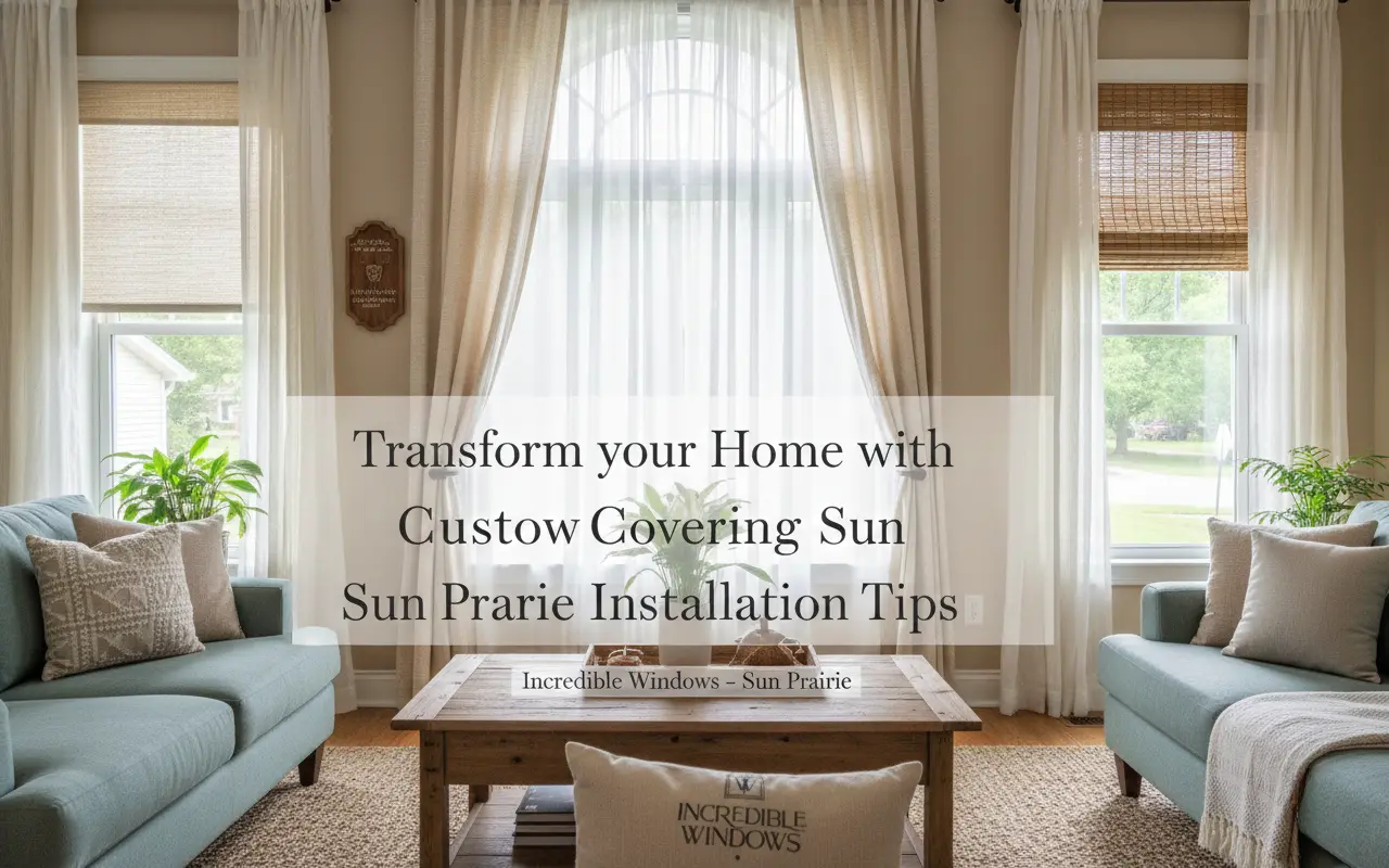 Custom Window Covering Sun Prairie