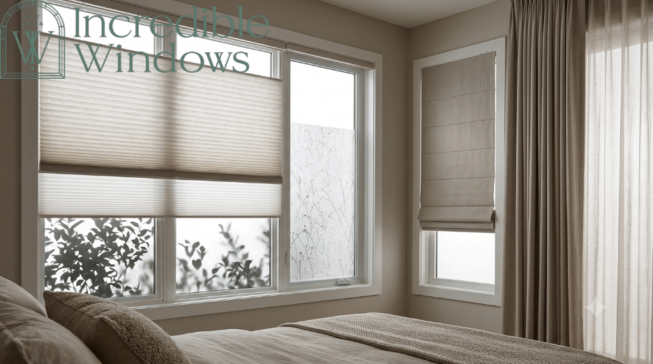 Enhance the energy efficiency of your home by installing privacy window treatments